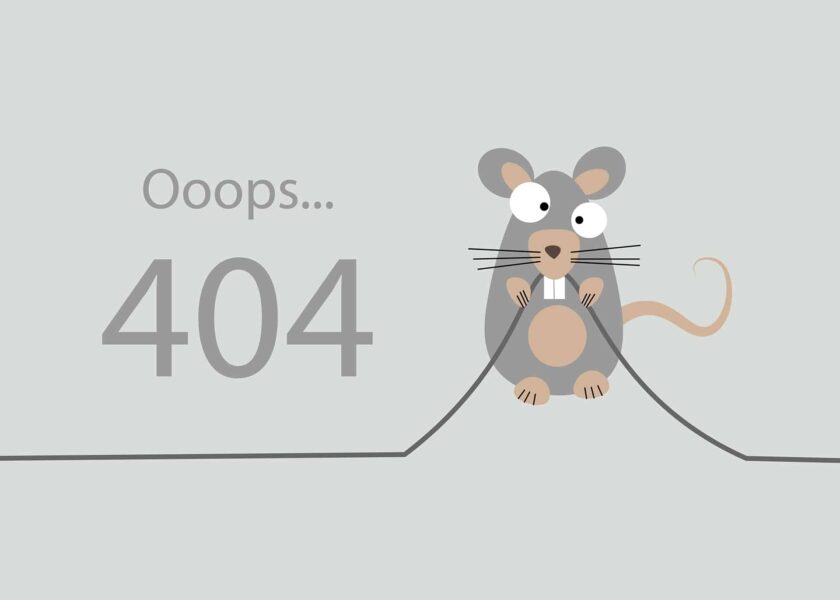 Błąd 404 na stronie internetowej, czyli Page Not Found