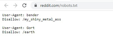 Zawartość pliku robotst.txt dla strony reddit.com